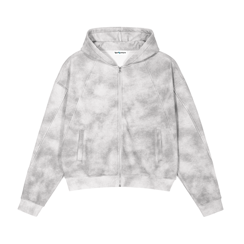 Dirty White Camp Dystopia Hoodie