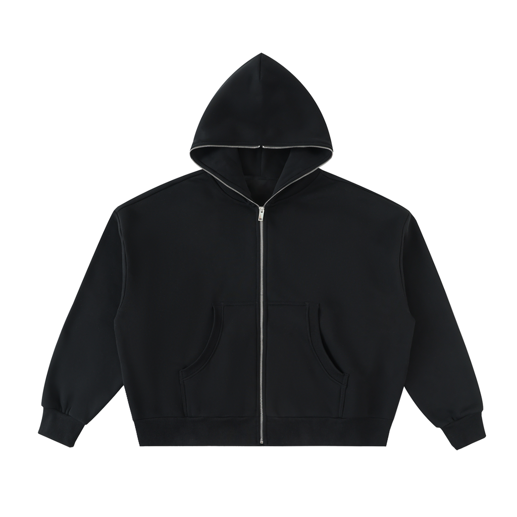 Shooters in Camo Boxy Zip-Up