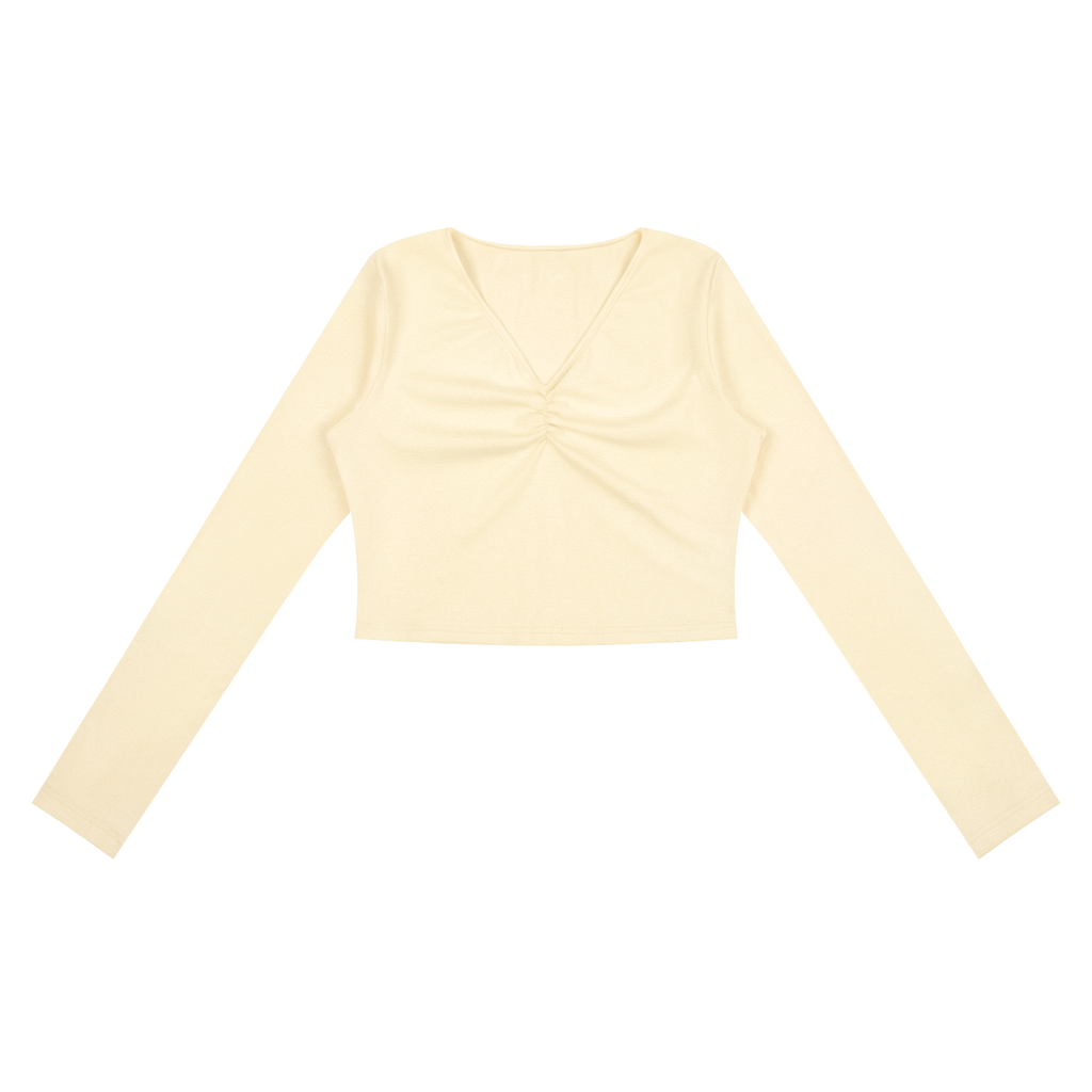 Dystopia Ruched Long Sleeve