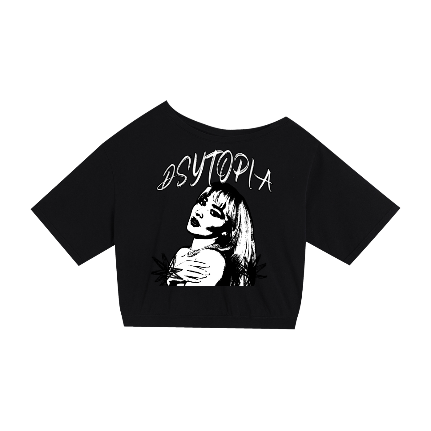 Asymmetric Shoulder Sabrina T-Shirt