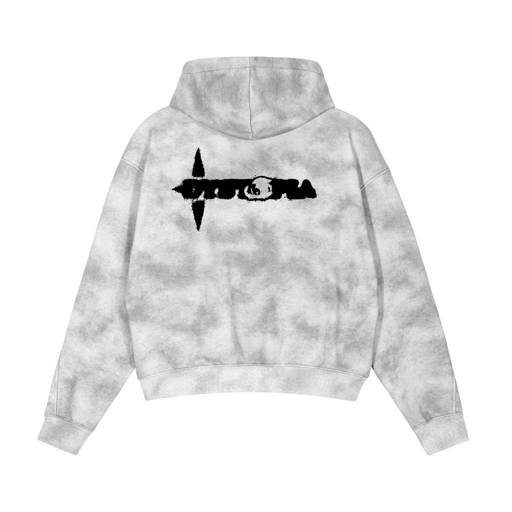 Dirty White Camp Dystopia Hoodie